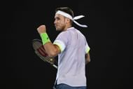 Alex Molcan at the 2023 Australian Open.